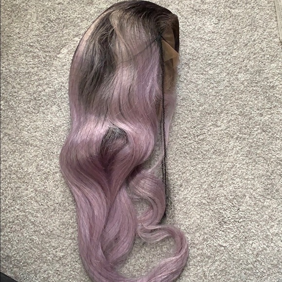 Gray/purple full lace wig - Picture 4 of 6